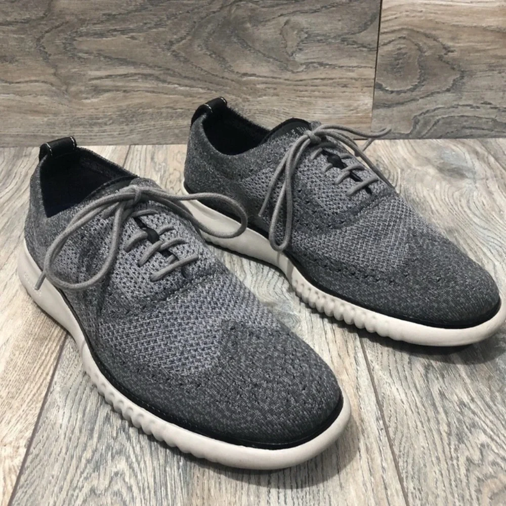 Men Cole Haan 2.ZEROGRAND Wingtip Oxford ShoesMAGNET-IRONSTONE STITCHLITE C27565